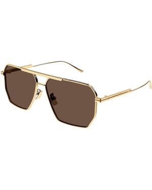 Bottega Veneta Aviator Sun Sn63 - Green