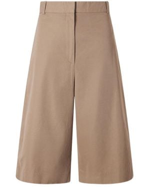 The Row Falk Knee-Length Shorts - Natural