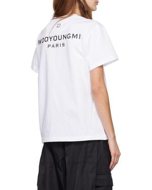WOOYOUNGMI Patch T-Shirt - White
