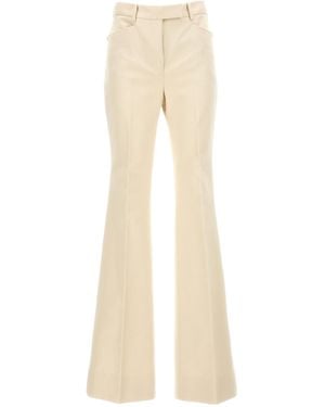 Tom Ford Flared Tailored Trousers - Natural