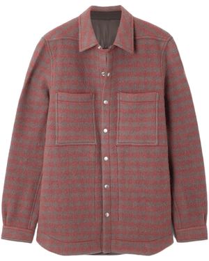 Rick Owens Long-Sleeved Casual Jacket - Purple