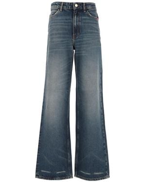 AMISH Linda Wide-Leg Jeans - Blue