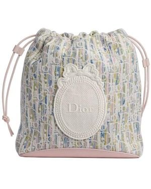 Dior Blooming Mini Bucket Bag - Gray