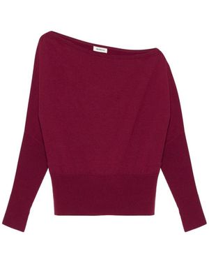 Jonathan Simkhai Off-Shoulder Wool Top - Red