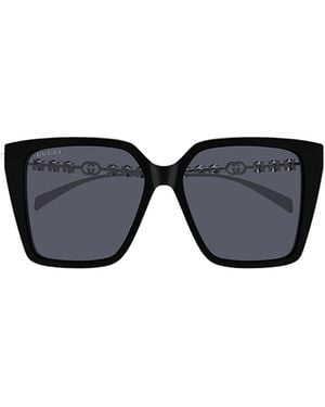 Gucci Eyewear Square Frame Sunglasses - Blue