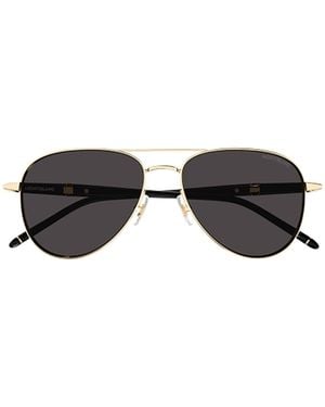 Montblanc Eyewear Double Bridge Sunglasses - Multicolour