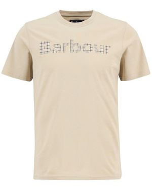 Barbour Short Sleeve Crewneck T-Shirt - Natural