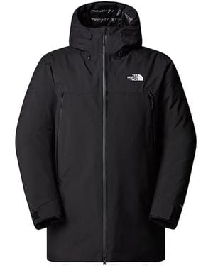 The North Face Logo-Detail Hooded Parka - Black