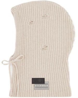 MM6 by Maison Margiela Drawstring Hood - White