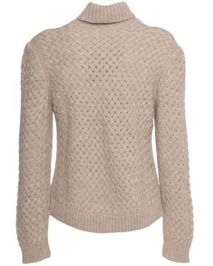 Lardini Roll-Neck Knitted Jumper - Multicolour
