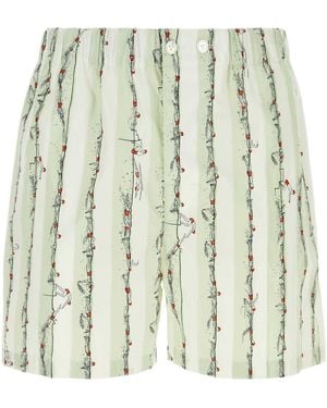 Bottega Veneta Printed Shorts - Natural