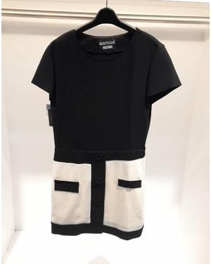 Moschino Short-Sleeved Dress - Black