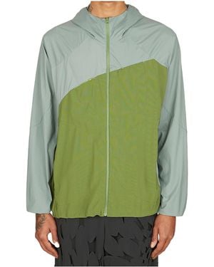 Post Archive Faction PAF Zipper Hooded Casual Jacket - Green