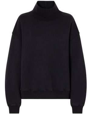 Agolde Loose-Fitting Fleece Sweatshirt - Blue