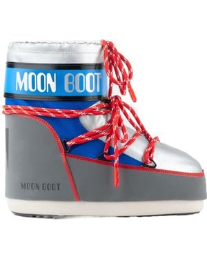 Moon Boot Round-Toed Ankle Boots - Blue