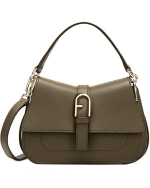 Furla Logo Shoulder Bag - Metallic