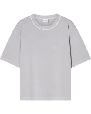 Closed Trim-Detail Organic Cotton T-Shirt - Grey