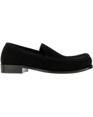 Dries Van Noten Round Toe Slip-On Loafers - Black