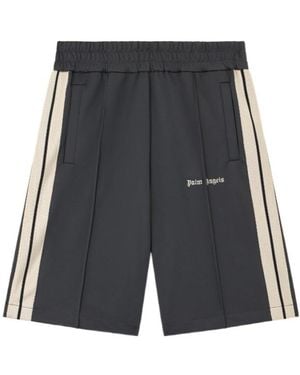 Palm Angels Classic Logo Track Shorts - Grey