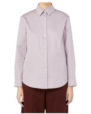 Max Mara Long-Sleeved Shirt - Purple