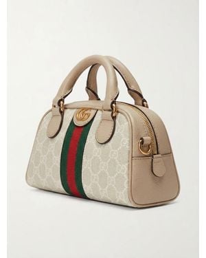 Gucci Ophidia Gg Mini Top Handle Bag - Metallic