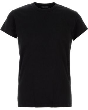 Tom Ford Short-Sleeved T-Shirt - Black