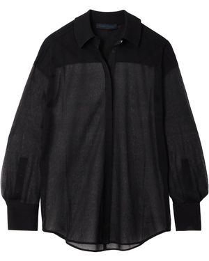 Proenza Schouler Smithson Long-Sleeved Shirt - Black