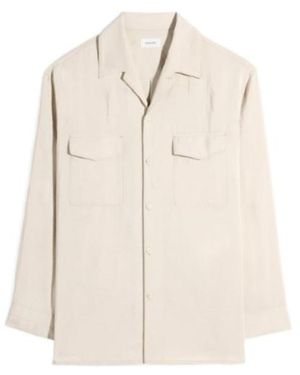 Lemaire Convertible Collar Shirt - Natural