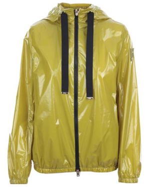 Herno High-Shine Drawstring Jacket - Yellow