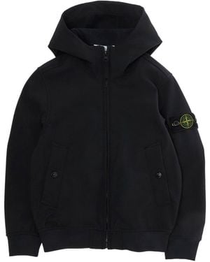 Stone Island Zip-Up Jacket - Black
