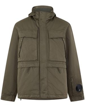 C.P. Company Hooded Field Jacket - Green