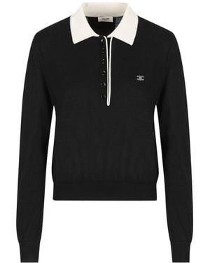 Celine Polo Jumper - Black