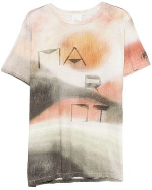 Isabel Marant Graphic Print T-Shirt - White