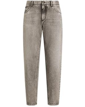 Dolce & Gabbana Denim Trousers - Grey