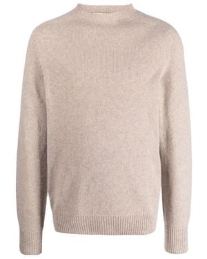 Lanvin Crewneck Knitted Jumper - White
