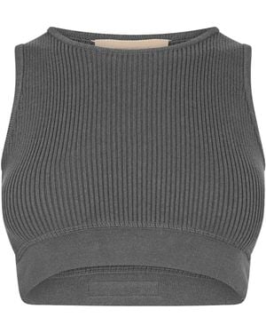 Fear Of God Logo-Detail Vest - Grey