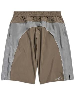 Balenciaga Techwear Two-Tone Shorts - Grey