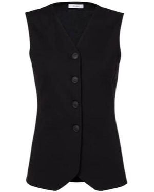 Max Mara Fornovo Jersey Vest - Black