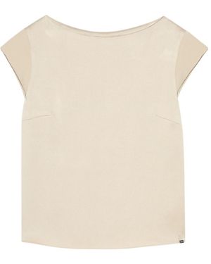 Herno Short-Sleeved T-Shirt - Natural