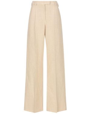 Valentino Wide-Leg Trousers - Natural