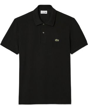 Lacoste Classic Fit L.12.12 Light Piqué Polo Shirt - Black