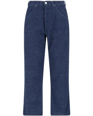 Vivienne Westwood Logo Patch Trousers - Blue