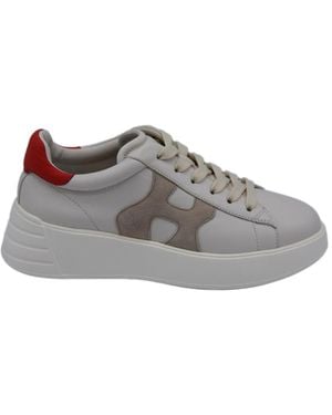 Hogan Rebel H Logo Patch Trainers - Grey