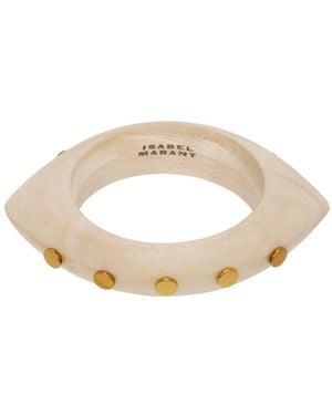 Isabel Marant Layla Logo Detail Bracelet - White
