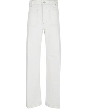 Polo Ralph Lauren High Waist Wide Leg Jeas - White