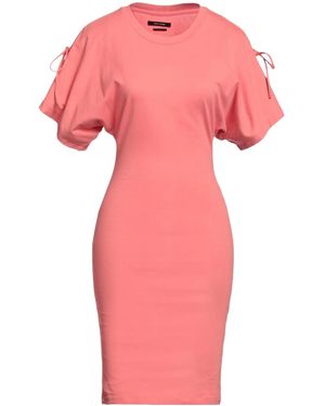 Isabel Marant Bodycon Solid-Color Short-Sleeve Dress - Pink