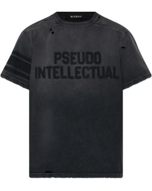 MISBHV Pseudo Intellectual T-Shirt - Black