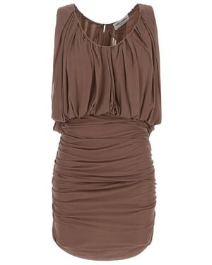 Saint Laurent Short Dresses - Brown