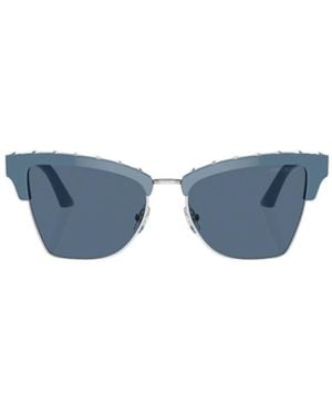 Jimmy Choo Eyewear Maxime Butterfly Frame Sunglasses - Blue