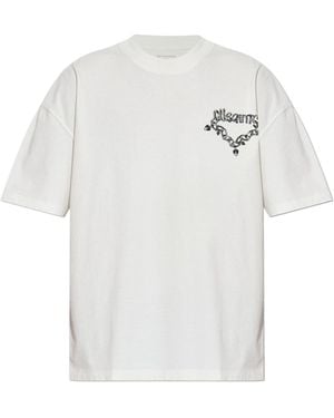 AllSaints Drip Graphic T-Shirt - White